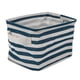 thumbnail image 2 of Cesto Organizador Plegable de Genero Rayas Azules 20X16X13cm, 2 of 2