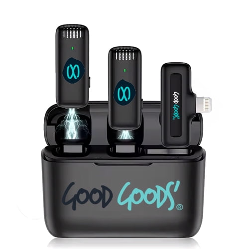 Goodgoods - Microfono Inalámbrico Solapa Lavalier / Entrada Iphone