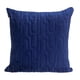 thumbnail image 1 of Cojín reversible de terciopelo azul albahaca de la colección Parkland, 1 of 1
