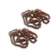 thumbnail image 2 of 200Pcs 2021 Aluminio Bird Dove Racing Pigeon Anillos De Pierna Marrón, 2 of 5