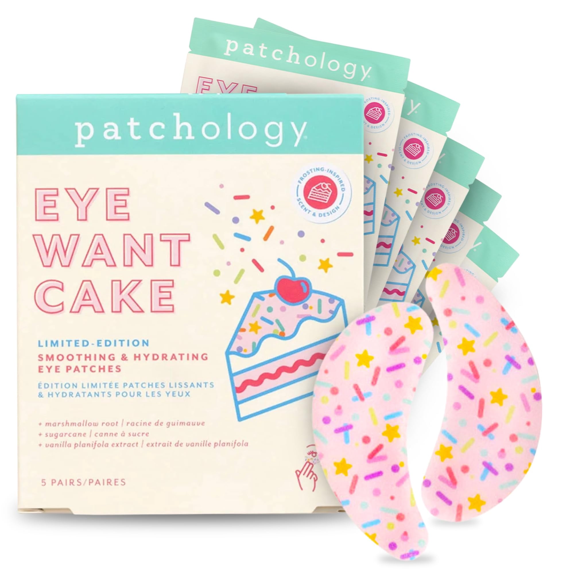 Parches Hidratantes Para Tartas Patchology Eye Want, Paquete De 5