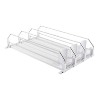 Magideal - Dispensador Automático De Latas Para Frigorífico, Dispensador Automático De Bebidas Deslizante, Reposición De Refrigerador, Organizador Autoempujante 3 Ranuras