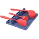 thumbnail image 2 of Reposacucharas 2 en 1 de silicona con almohadilla antigoteo para múltiples utensilios de cocina, soporte para cucharas de cocina de gran tamaño, sin BPA, resistente al calor, apto para lavavajillas., 2 of 5