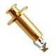 thumbnail image 2 of Conector De Entrada De Salida De Pin De Extremo De Correa De Latón De 1/4 "para Guitarra Eléctrica Bajo Dorado, 2 of 3