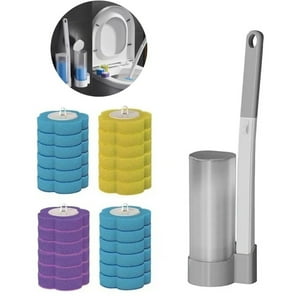 Genérica - Set 24 Cepillo Limpiador De Inodoro Wc Montado En La Pared