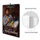 thumbnail image 3 of Bob Ross: La Alegría de Pintar Portapapeles de acrílico A4, tamaño carta estándar, carpeta con clip 31.8x 21.5CM para estudiantes, profesores y oficina, 3 of 6