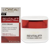 Loreal Professional - Crema Para Ojos Reafirmante Antiarrugas Revitalift De Para Unisex - 0.5 Oz De Crema