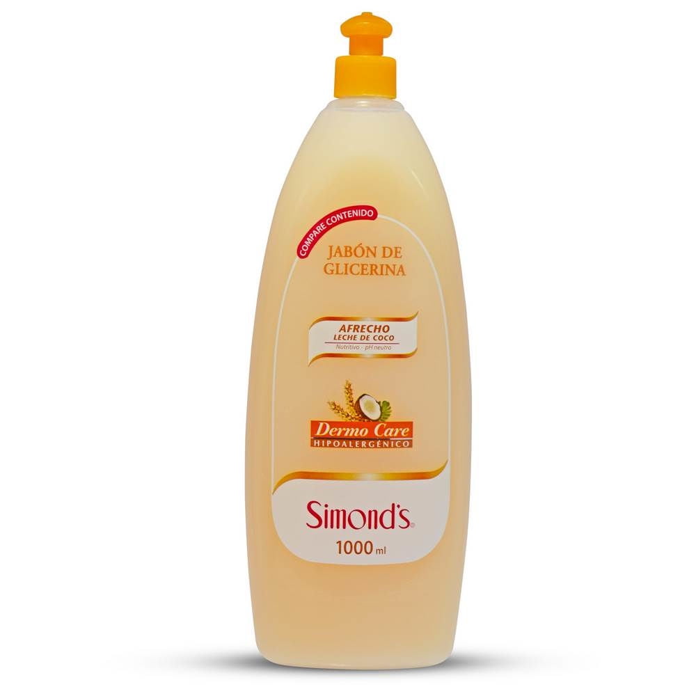 Jabón Líquido Dermocare 1000 ml Simond’s