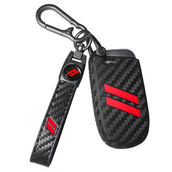 Funda para Llavero YOSRTER Dodge Charger/Durango de Fibra de Carbono