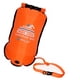 thumbnail image 5 of Boya de natación inflable, bolsa de almacenamiento de alta visibilidad, flotador de natación para entrenamiento, navegación, rafting en aguas abiertas Naranja, 5 of 5