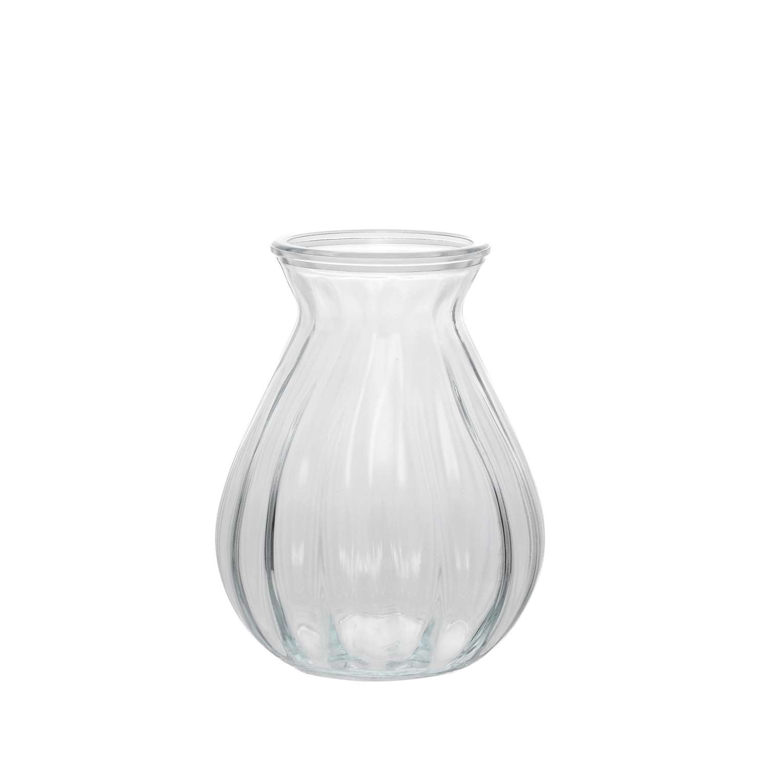 Homeessentials - Florero De Vidrio Transparente 14 Cm