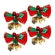 thumbnail image 1 of 4x Árbol De Navidad Decoración Colgante Artesanía Arco De Navidad Campana Casa De Vacaciones Color Sólido Verde, 1 of 3
