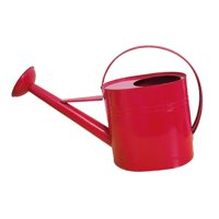 Magideal - Regadera De Boca Larga De 5 L, Jarra De Riego Para Jardín, Ovalada, Con Fugas, Herramienta De Jardinería Portátil Para Jardineros, Verduras, Hogar. Rojo
