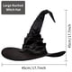 thumbnail image 3 of 1pc, Halloween Pleated Witch Hat Party Witch Hat Black Witch Hat For Women, Headwear, Daily Party Supplies, Party Home Supplies, Party Gifts, Holiday Supplies, Festival Supplies, Household Supplies, H, 3 of 3