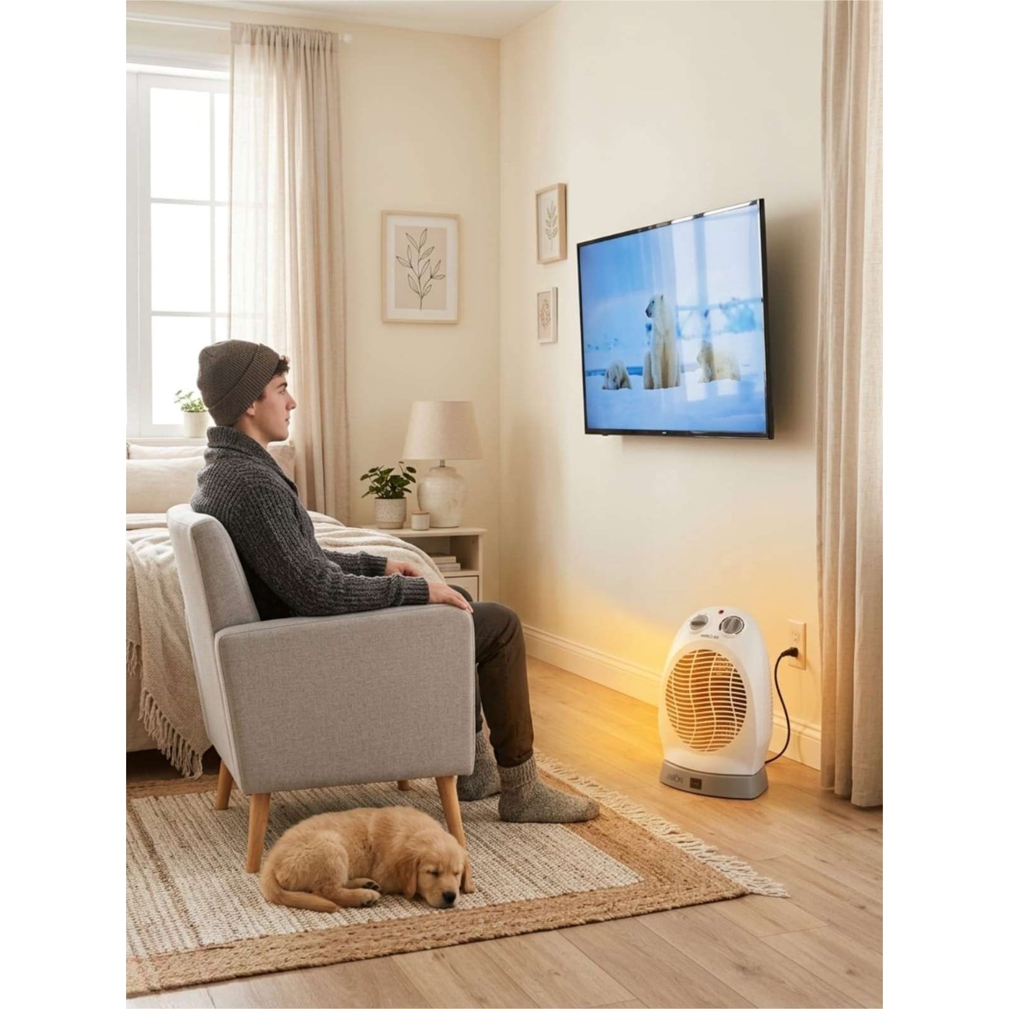 Todo Para El Hogar - Termoventilador Eléctrico Doral Marsella 2000w Oscilante