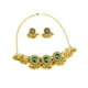 thumbnail image 3 of Conjunto De Aretes De Collar Vintage Hermosa Moda Para Fiesta De Aniversario De Graduación Gema Verde, 3 of 5