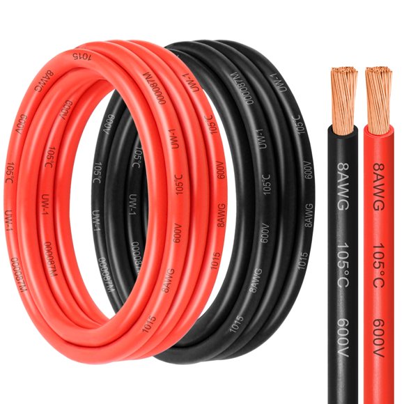 Cable de batería de cobre OFC Kimbluth 8 AWG de 1,5 m