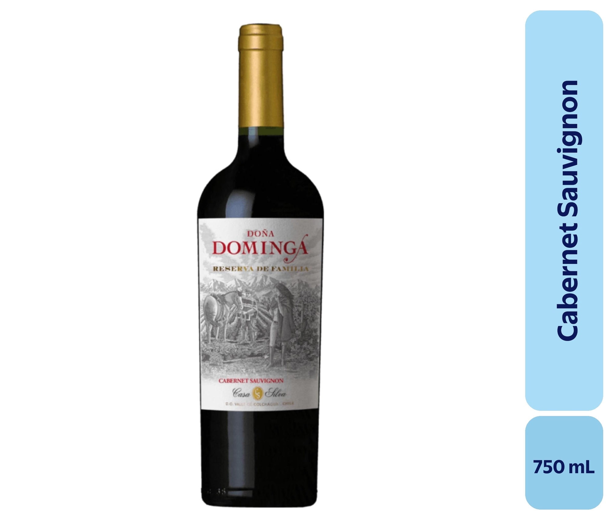 Vino Cabernet Sauvignon Botella 750 mL Dona Dominga