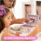 thumbnail image 2 of Caja de almacenamiento para joyas musicales, diseño de unicornio, joyero, 2 of 7