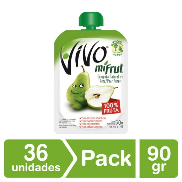 Compota Mifrut Pera 90 gr x 36 uni