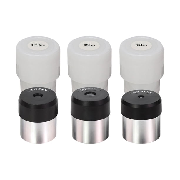 Juego De Lentes Oculares Para Telescopio SR4mm H12.5mm H20mm Para Profesionales Y Principiantes
