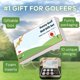 thumbnail image 2 of Set de Regalo HahaHome: 6 Pelotas de Golf + Tees + Marcador, 2 of 6