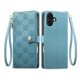 thumbnail image 1 of Funda Billetera con Cierre para [iphone 16 Plus] con Tarjetero, Soporte y Correa de ManoAzul, 1 of 5
