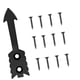 thumbnail image 2 of Euro Deer Skull Mount Hanger Kit Resistente De Ensamblaje Simple Resistente De Ensamblaje 12 PCS, 2 of 5