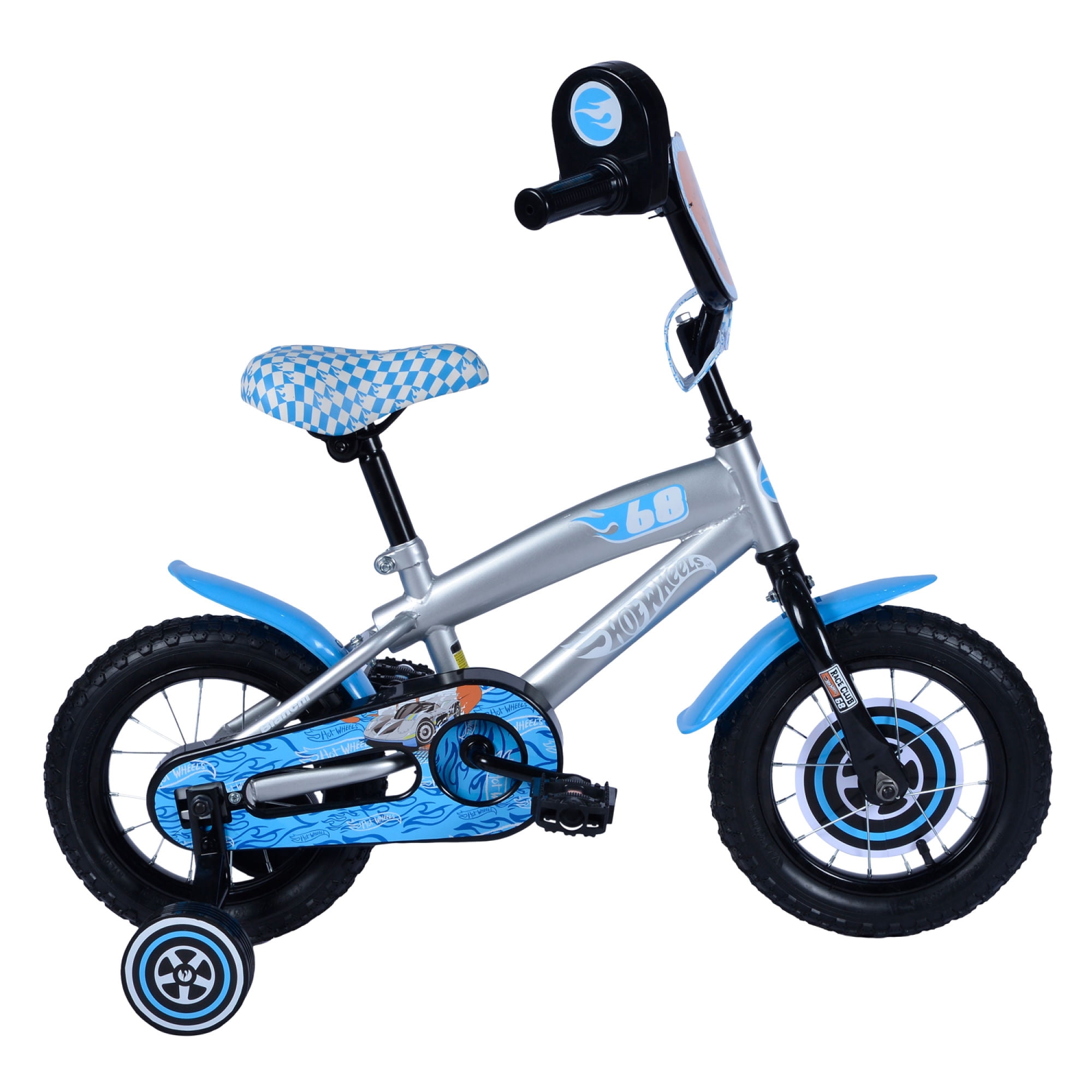 Bicicleta Hotwheels 12 plata