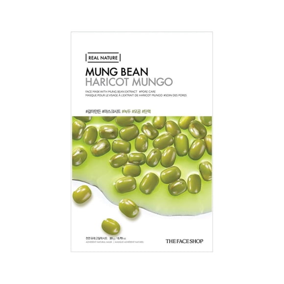 Mascarilla facial The Face Shop Mung Bean Purifying Pores