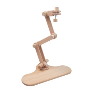 Magideal - Soporte De Aro De Bordado Soporte De Bordado De Madera Giratorio Marco De Escritorio De Madera Portátil Soporte De Punto De Cruz Para Accesorios De