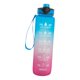 thumbnail image 1 of Botella De Agua PP Grande Jarra De Agua Para Exteriores Con Tapa Abatible Azul Rosa, 1 of 5