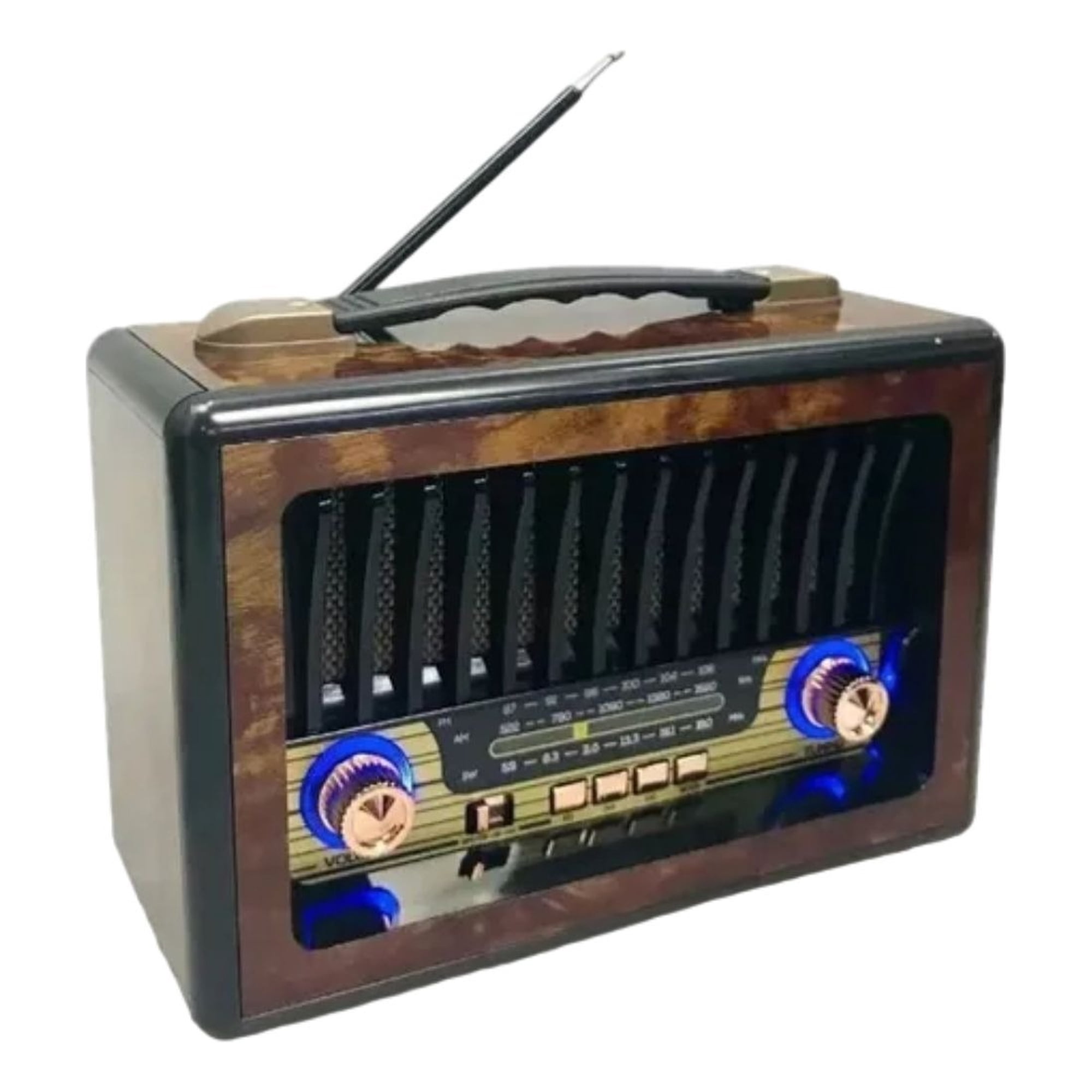 Genérico - Parlante Portatil Radio Retro Vintage Bluetooth Musica Lau