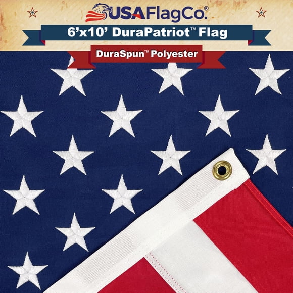 Bandera Americana USA Flag Co. 183 cm x 305 cm para exteriores