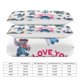 thumbnail image 3 of Stitch I Love You1 3 Pieces Duvet Cover Set Full Size Super Soft Fade Resistant Microfiber, 3 of 4