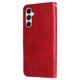 thumbnail image 3 of Funda tipo cartera para Samsung Galaxy A05s con bolsillo con cremallera y ranuras para tarjetas – Función de soporte Rojo, 3 of 6