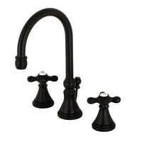 Grifo De Baño Kingston Brass Governor Ks2980Ax Negro Mate