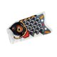 thumbnail image 1 of Manga De Viento Decorativa Japonesa Bandera De Carpa Koi Nobori Pez Vela 15 Cm Negro, 1 of 5