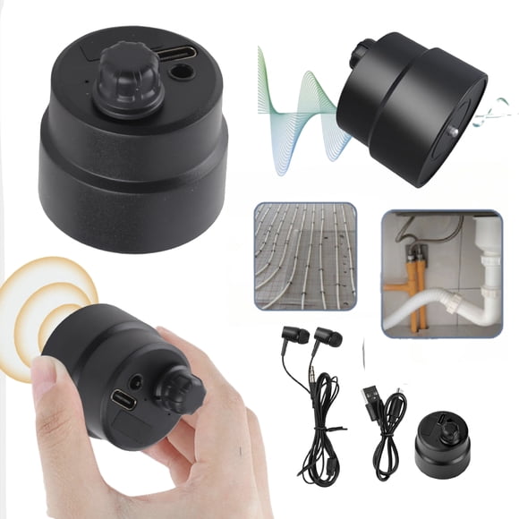 Geofono detector de fugas de agua recargable. Alta sensibilidad. Buscador de fugas
