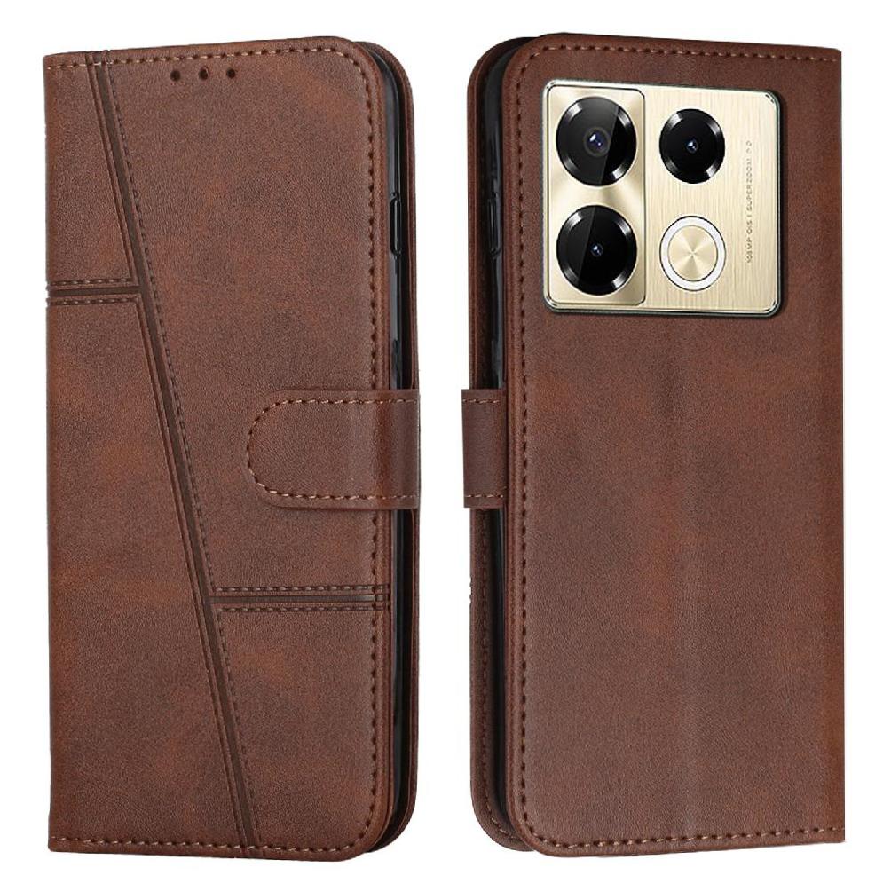 Foxdock - Funda Flip Para Infinix Note 40 Pro 4G/5G – Carcasa Delgada Y Resistente A Impactos Con Soporte Para Uso Diario Y Profesional