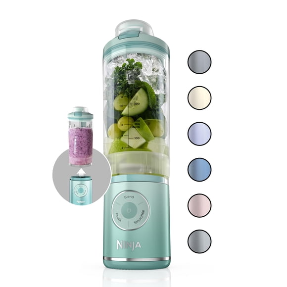 Licuadora portátil Ninja Blast Max Twist & Go de 650 ml Sea Glass