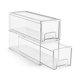 thumbnail image 1 of Organizador Storage Drawers Sorbus, pequeño, transparente, de plástico, paquete de 2, 1 of 7