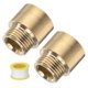 thumbnail image 1 of Uxcell 2 Piezas Brazo de Extensión para Cabezal de Ducha 26mm de Longitud Extensor de Cabezal de Ducha de Latón, 1 of 5