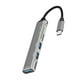 thumbnail image 4 of 5 En 1 USB 3.0 Tipo C Adaptador Hub SD Lector De Tarjetas TF Profesional Durable Gris, 4 of 5