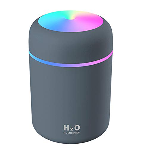 Humidificador kkhouse 11 cm USB luz colorida gris