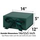 thumbnail image 2 of Caja de regalo OEMVALATY 36 x 30 x 13 cm verde con cinta de satén, 2 of 7