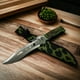 thumbnail image 1 of Cuchillo Green Aligator Con Linterna An88 Navaja Corta Pluma Cuchillo Cortapluma Funda, 1 of 3