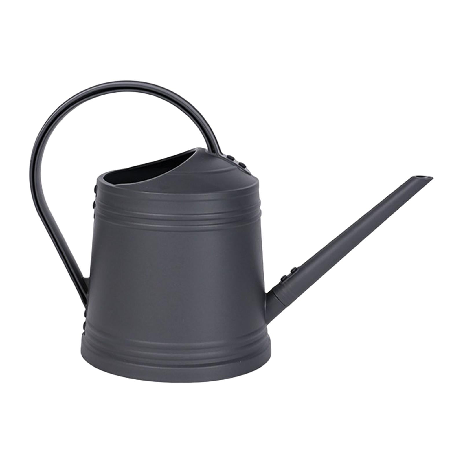 Ioensy - Regadera De Pico Largo 1.8l Regadera De Flores Para Plantas De Jardinería Flor Gris