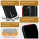 thumbnail image 5 of Funda tipo cartera con tarjetero de cuero alto compatible con iPhone 16 Pro Max, 5 of 9