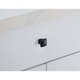 thumbnail image 3 of Pomo de cajón Elegant Lighting Marcel 1.2 negro mate (juego de 10), 3 of 6